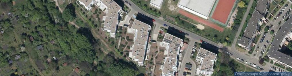 Zdjęcie satelitarne Róży Wiatrów ul.
