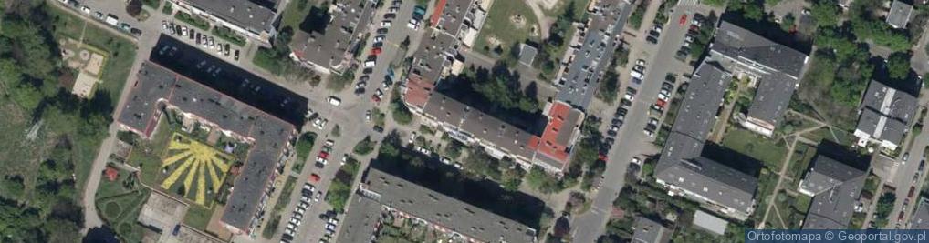 Zdjęcie satelitarne Róży Wiatrów ul.