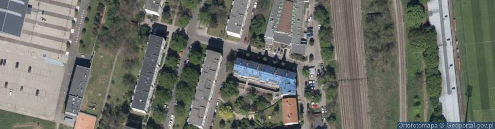 Zdjęcie satelitarne Różana ul.