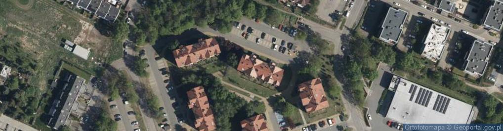 Zdjęcie satelitarne Rodzynkowa ul.