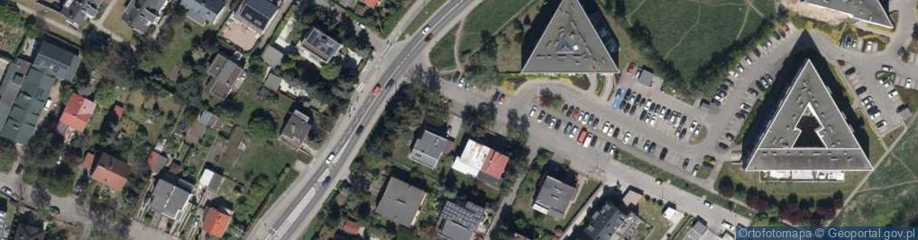 Zdjęcie satelitarne Roślinna ul.