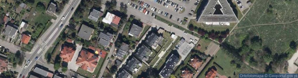 Zdjęcie satelitarne Roślinna ul.