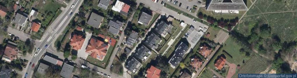 Zdjęcie satelitarne Roślinna ul.