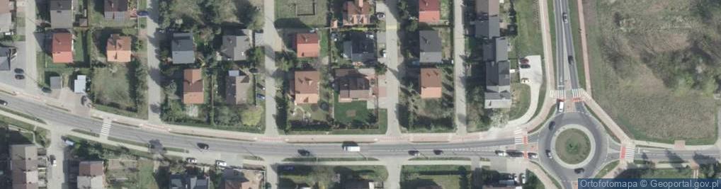 Zdjęcie satelitarne Różana ul.
