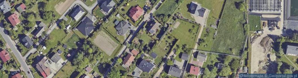 Zdjęcie satelitarne Rowerowa ul.