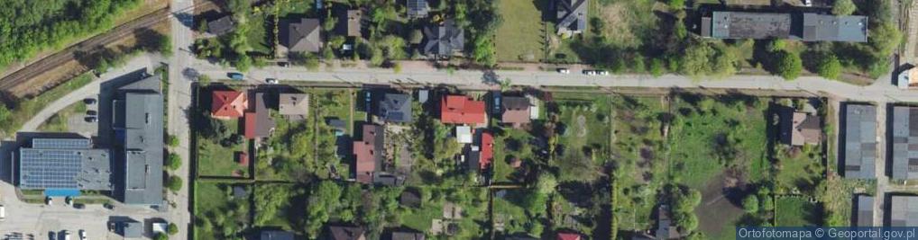 Zdjęcie satelitarne Równoległa ul.