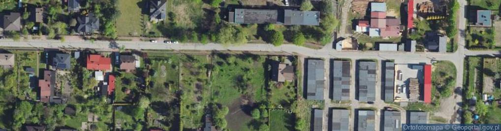 Zdjęcie satelitarne Równoległa ul.
