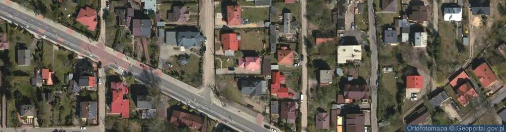 Zdjęcie satelitarne Różana ul.