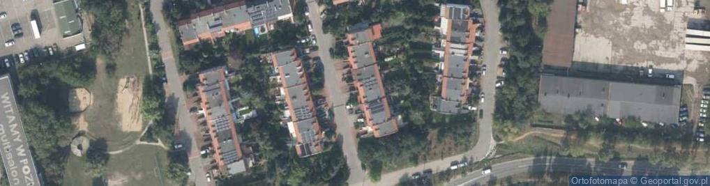 Zdjęcie satelitarne Rubinowa ul.