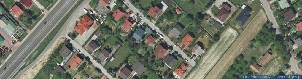 Zdjęcie satelitarne Rubinowa ul.
