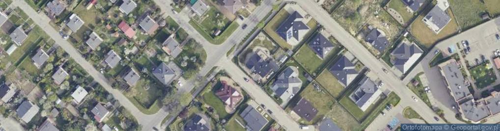 Zdjęcie satelitarne Rubinowa ul.