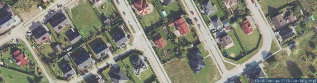 Zdjęcie satelitarne Rubinowa ul.