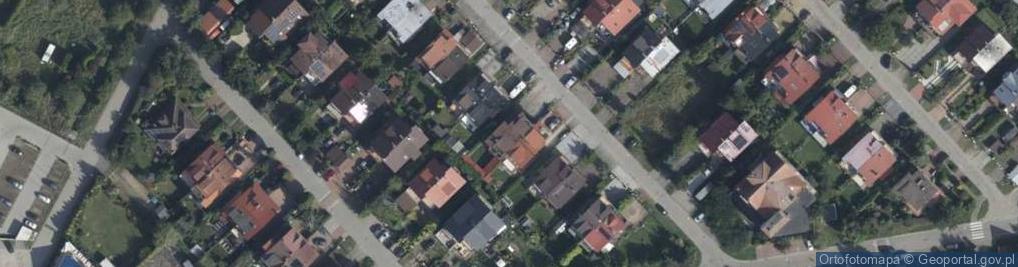 Zdjęcie satelitarne Rubinowa ul.