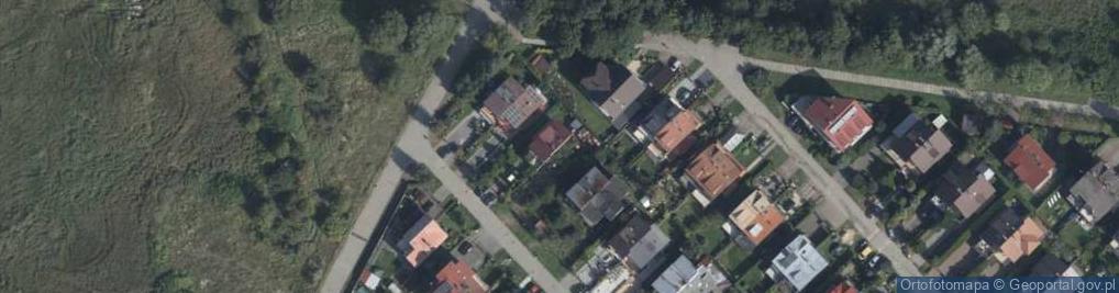 Zdjęcie satelitarne Rubinowa ul.