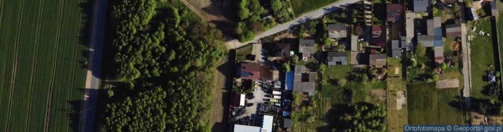 Zdjęcie satelitarne Rubinowa ul.
