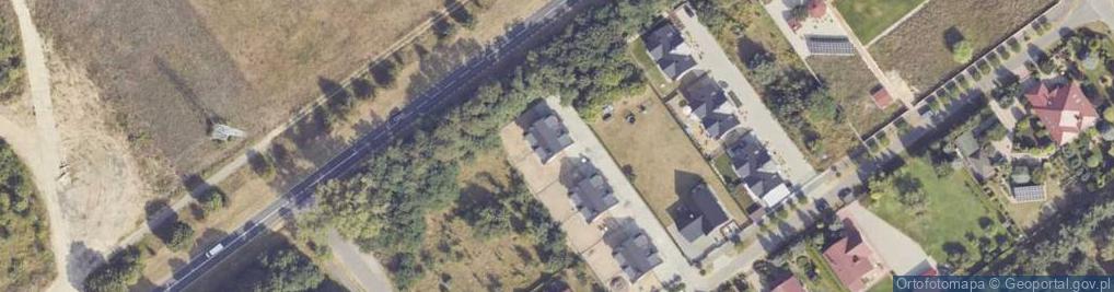 Zdjęcie satelitarne Rubinowa ul.