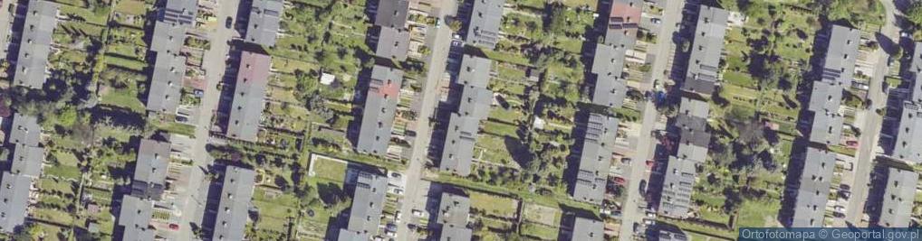 Zdjęcie satelitarne Rubinowa ul.