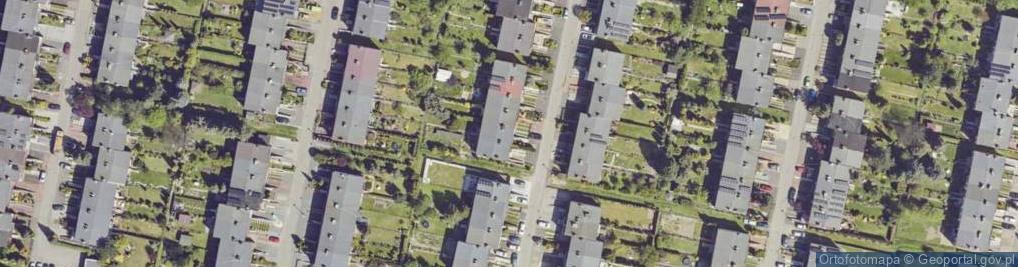 Zdjęcie satelitarne Rubinowa ul.
