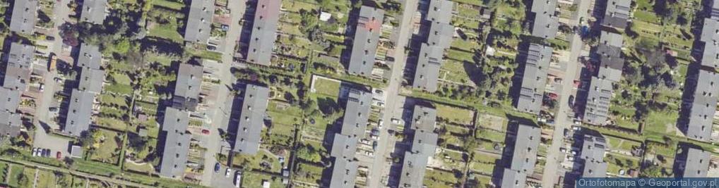 Zdjęcie satelitarne Rubinowa ul.