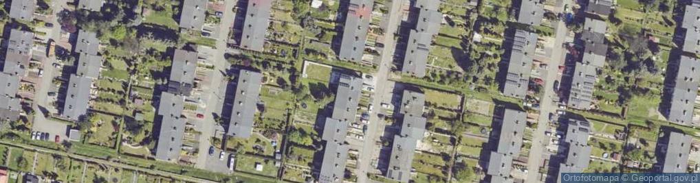 Zdjęcie satelitarne Rubinowa ul.