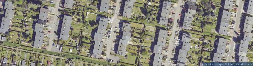 Zdjęcie satelitarne Rubinowa ul.