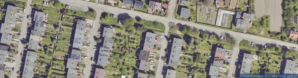 Zdjęcie satelitarne Rubinowa ul.