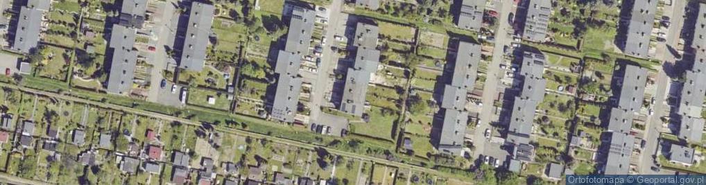 Zdjęcie satelitarne Rubinowa ul.