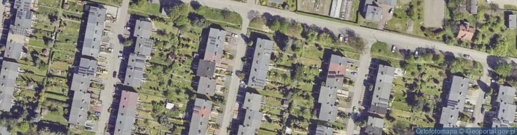 Zdjęcie satelitarne Rubinowa ul.