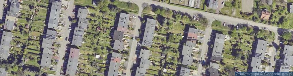 Zdjęcie satelitarne Rubinowa ul.