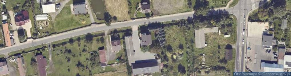 Zdjęcie satelitarne Russów ul.