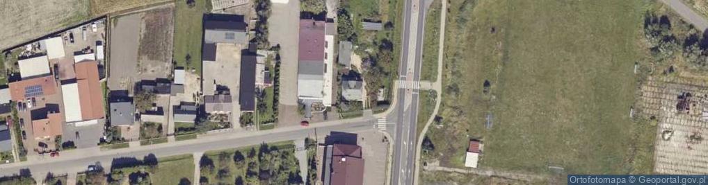 Zdjęcie satelitarne Russów ul.