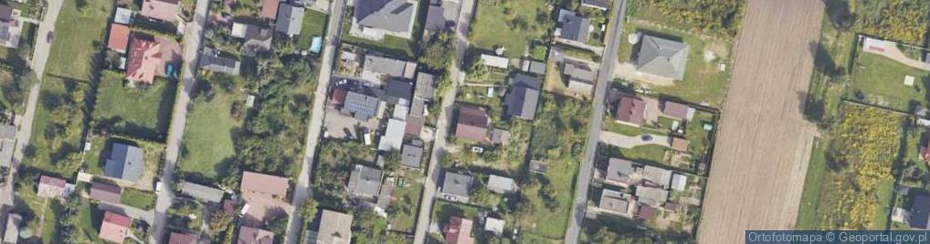 Zdjęcie satelitarne Rubinowa ul.