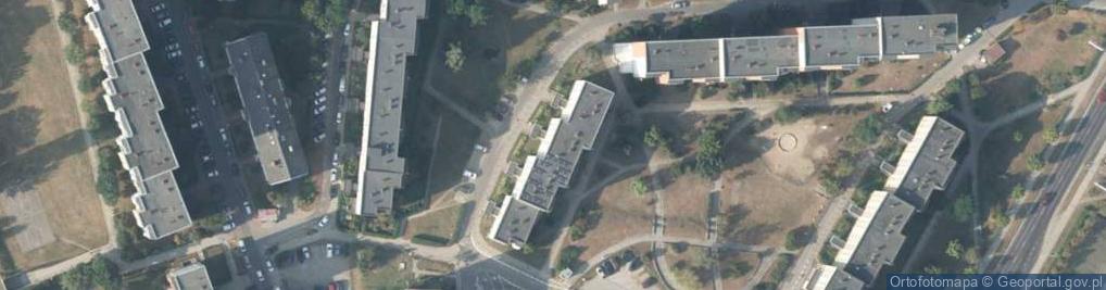 Zdjęcie satelitarne Rubinowa ul.