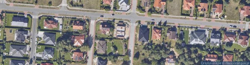 Zdjęcie satelitarne Rubinowa ul.