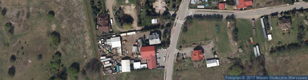 Zdjęcie satelitarne Ruskowy Bród ul.