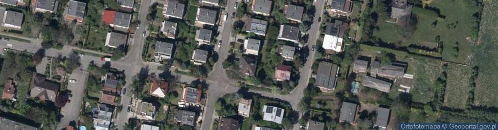 Zdjęcie satelitarne Rubinowa ul.