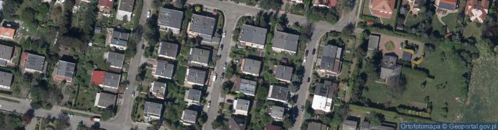 Zdjęcie satelitarne Rubinowa ul.