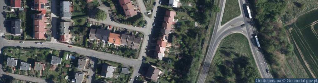 Zdjęcie satelitarne Rubinowa ul.