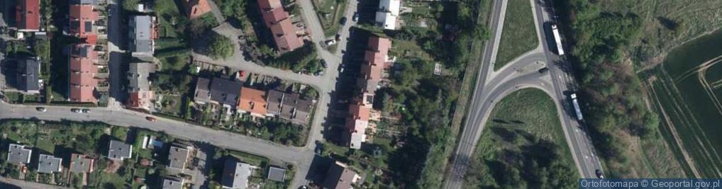 Zdjęcie satelitarne Rubinowa ul.