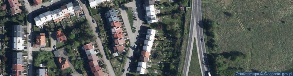 Zdjęcie satelitarne Rubinowa ul.