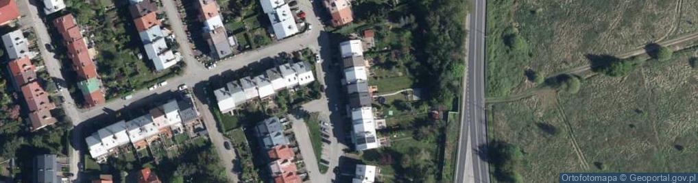 Zdjęcie satelitarne Rubinowa ul.