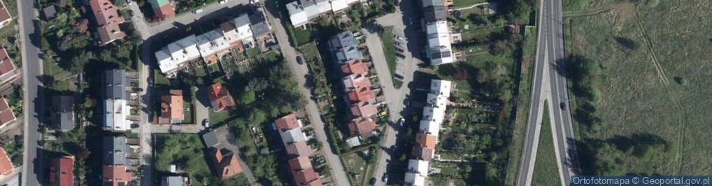 Zdjęcie satelitarne Rubinowa ul.