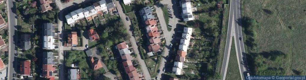 Zdjęcie satelitarne Rubinowa ul.