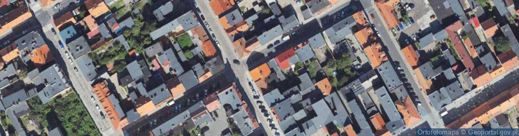 Zdjęcie satelitarne Rycerska ul.