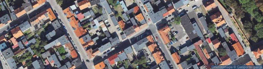 Zdjęcie satelitarne Rycerska ul.