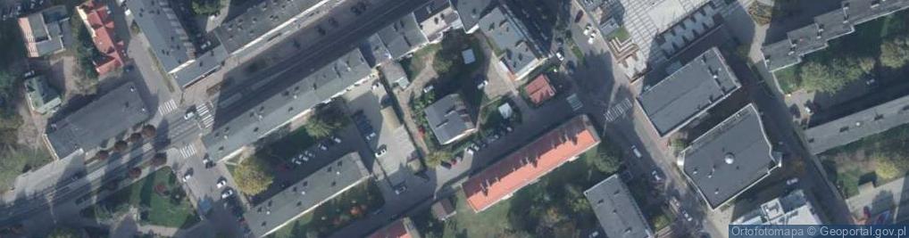 Zdjęcie satelitarne Rycerska ul.