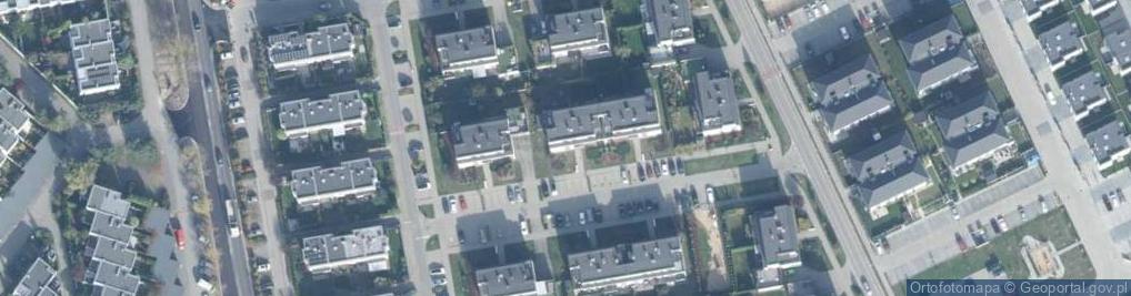 Zdjęcie satelitarne Rycerska ul.