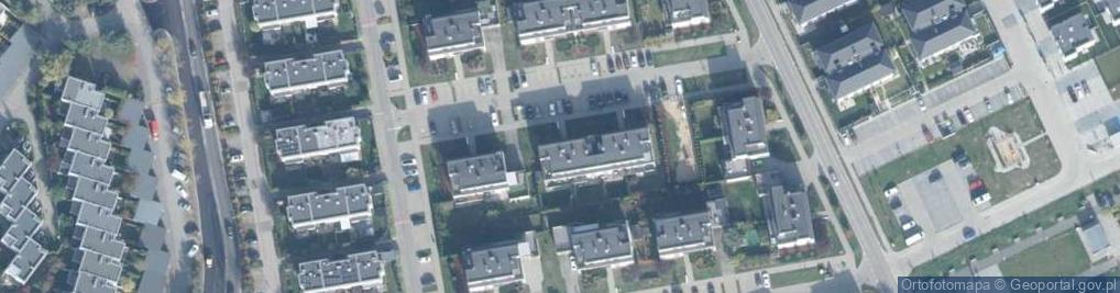 Zdjęcie satelitarne Rycerska ul.