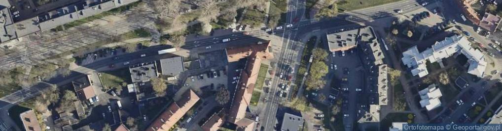 Zdjęcie satelitarne Rybnicka ul.