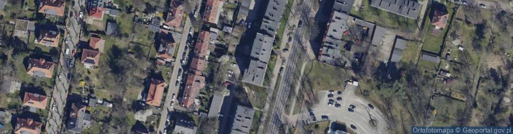Zdjęcie satelitarne Rybnicka ul.